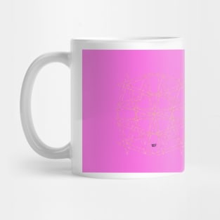 Construction Pink Gold #kirovair #minimal #minimalism #buyart #design Mug